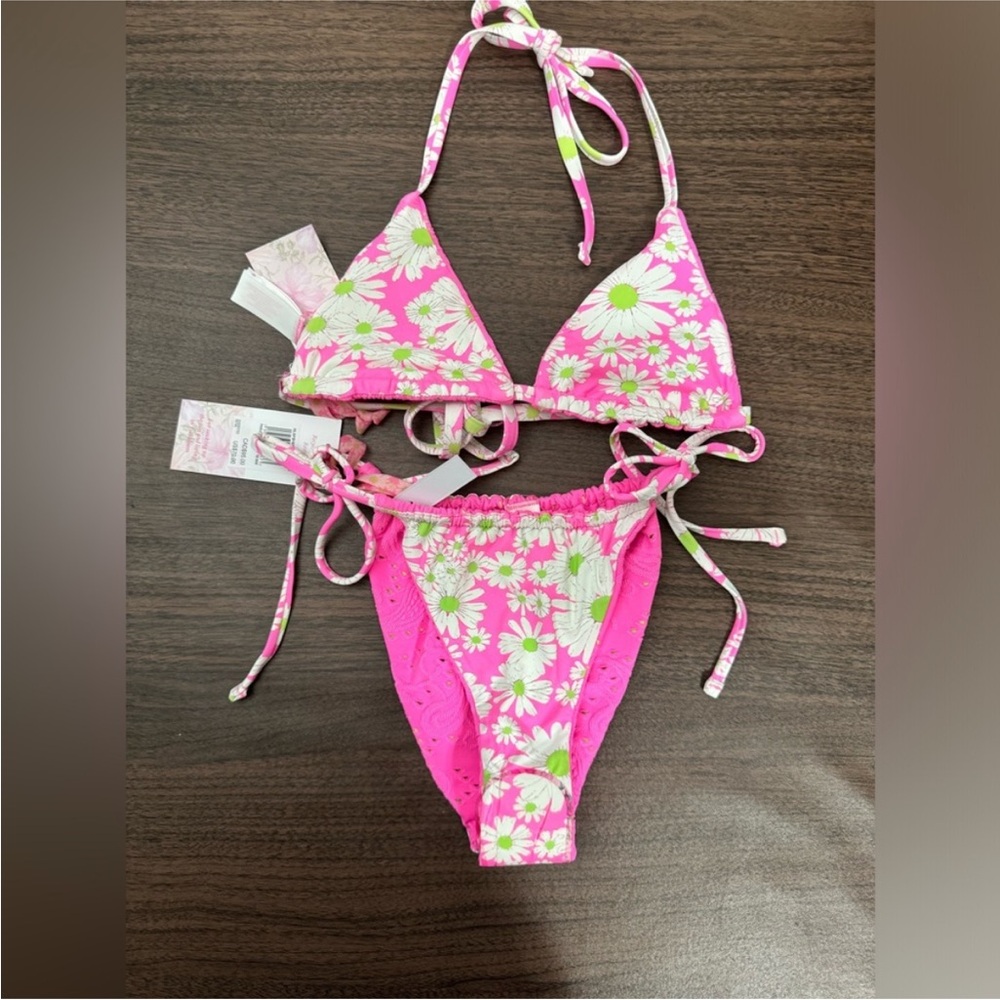 Loveshack Fancy X Hurley Bikini - Picture 1 of 9